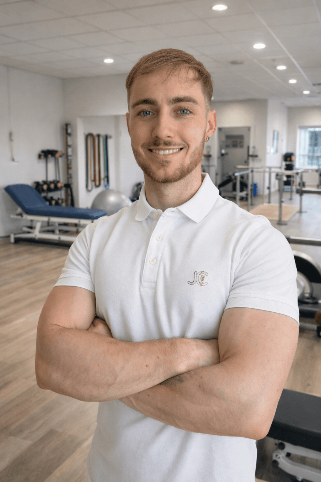 Juan Carlos Blasco en un entorno profesional de entrenamiento y readaptación física